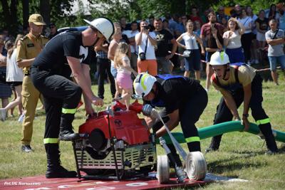 Gminne zawody sportowo-pożarnicze w Żukowie