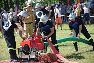 Gminne zawody sportowo-pożarnicze w Żukowie