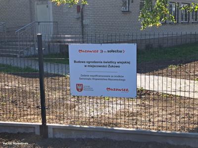 Budowa ogrodzenia świetlicy wiejskiej w miejscowości Żukowo