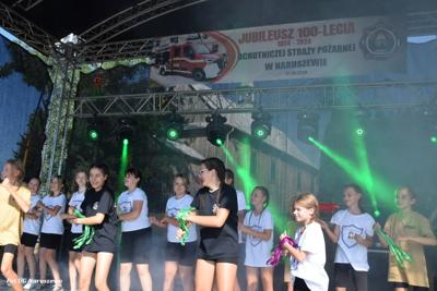 Obchody 100-lecia istnienia jednostki OSP Naruszewo - część oficjalna uroczystości oraz piknik rodzinny