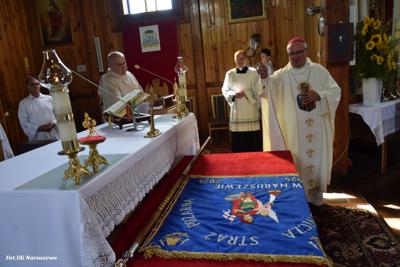 Obchody 100-lecia istnienia jednostki OSP Naruszewo - część oficjalna uroczystości oraz piknik rodzinny