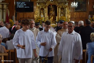 Obchody 100-lecia istnienia jednostki OSP Naruszewo - część oficjalna uroczystości oraz piknik rodzinny