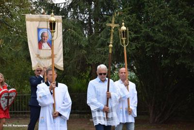 Obchody 100-lecia istnienia jednostki OSP Naruszewo - część oficjalna uroczystości oraz piknik rodzinny