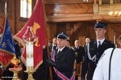 Obchody 100-lecia istnienia jednostki OSP Naruszewo - część oficjalna uroczystości oraz piknik rodzinny