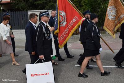 Obchody 100-lecia istnienia jednostki OSP Naruszewo - część oficjalna uroczystości oraz piknik rodzinny