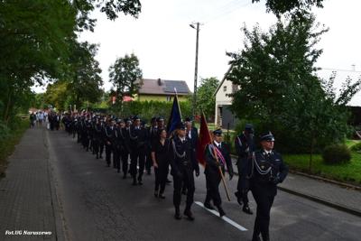 Obchody 100-lecia istnienia jednostki OSP Naruszewo - część oficjalna uroczystości oraz piknik rodzinny