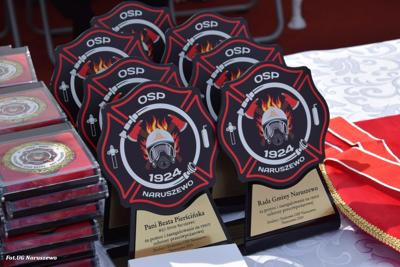 Obchody 100-lecia istnienia jednostki OSP Naruszewo - część oficjalna uroczystości oraz piknik rodzinny