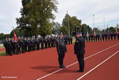 Obchody 100-lecia istnienia jednostki OSP Naruszewo - część oficjalna uroczystości oraz piknik rodzinny