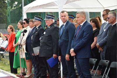 Obchody 100-lecia istnienia jednostki OSP Naruszewo - część oficjalna uroczystości oraz piknik rodzinny