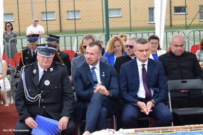 Obchody 100-lecia istnienia jednostki OSP Naruszewo - część oficjalna uroczystości oraz piknik rodzinny