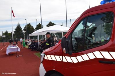 Obchody 100-lecia istnienia jednostki OSP Naruszewo - część oficjalna uroczystości oraz piknik rodzinny