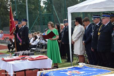 Obchody 100-lecia istnienia jednostki OSP Naruszewo - część oficjalna uroczystości oraz piknik rodzinny