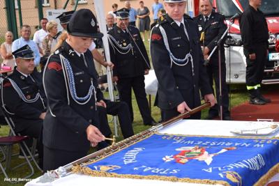 Obchody 100-lecia istnienia jednostki OSP Naruszewo - część oficjalna uroczystości oraz piknik rodzinny