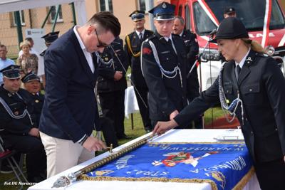 Obchody 100-lecia istnienia jednostki OSP Naruszewo - część oficjalna uroczystości oraz piknik rodzinny