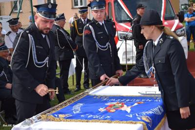 Obchody 100-lecia istnienia jednostki OSP Naruszewo - część oficjalna uroczystości oraz piknik rodzinny