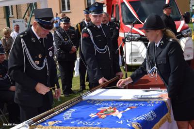 Obchody 100-lecia istnienia jednostki OSP Naruszewo - część oficjalna uroczystości oraz piknik rodzinny