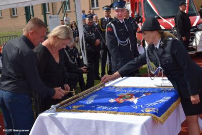 Obchody 100-lecia istnienia jednostki OSP Naruszewo - część oficjalna uroczystości oraz piknik rodzinny