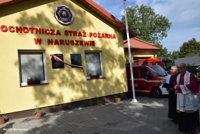 Obchody 100-lecia istnienia jednostki OSP Naruszewo - część oficjalna uroczystości oraz piknik rodzinny