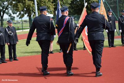 Obchody 100-lecia istnienia jednostki OSP Naruszewo - część oficjalna uroczystości oraz piknik rodzinny