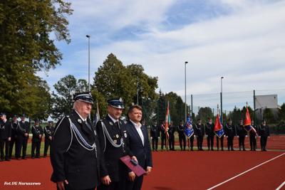 Obchody 100-lecia istnienia jednostki OSP Naruszewo - część oficjalna uroczystości oraz piknik rodzinny