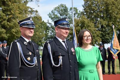 Obchody 100-lecia istnienia jednostki OSP Naruszewo - część oficjalna uroczystości oraz piknik rodzinny