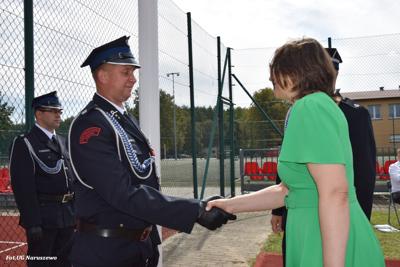 Obchody 100-lecia istnienia jednostki OSP Naruszewo - część oficjalna uroczystości oraz piknik rodzinny