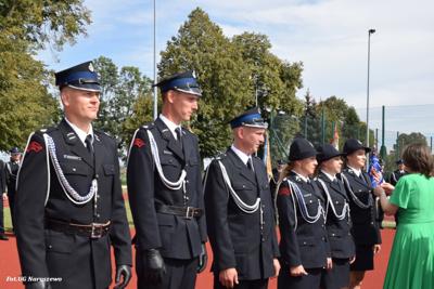 Obchody 100-lecia istnienia jednostki OSP Naruszewo - część oficjalna uroczystości oraz piknik rodzinny