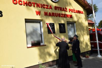 Obchody 100-lecia istnienia jednostki OSP Naruszewo - część oficjalna uroczystości oraz piknik rodzinny