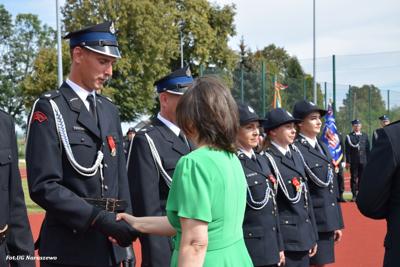 Obchody 100-lecia istnienia jednostki OSP Naruszewo - część oficjalna uroczystości oraz piknik rodzinny