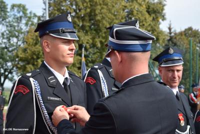 Obchody 100-lecia istnienia jednostki OSP Naruszewo - część oficjalna uroczystości oraz piknik rodzinny