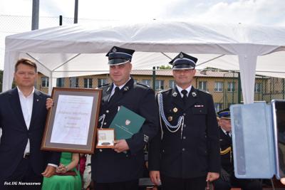 Obchody 100-lecia istnienia jednostki OSP Naruszewo - część oficjalna uroczystości oraz piknik rodzinny