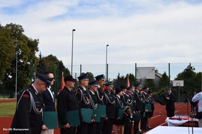 Obchody 100-lecia istnienia jednostki OSP Naruszewo - część oficjalna uroczystości oraz piknik rodzinny