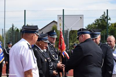 Obchody 100-lecia istnienia jednostki OSP Naruszewo - część oficjalna uroczystości oraz piknik rodzinny