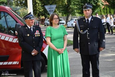 Obchody 100-lecia istnienia jednostki OSP Naruszewo - część oficjalna uroczystości oraz piknik rodzinny