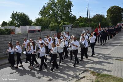 Obchody 100-lecia istnienia jednostki OSP Naruszewo - część oficjalna uroczystości oraz piknik rodzinny