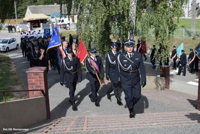 Obchody 100-lecia istnienia jednostki OSP Naruszewo - część oficjalna uroczystości oraz piknik rodzinny