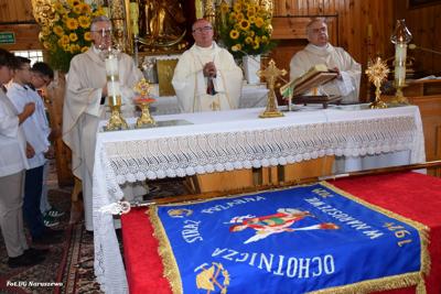 Obchody 100-lecia istnienia jednostki OSP Naruszewo - część oficjalna uroczystości oraz piknik rodzinny