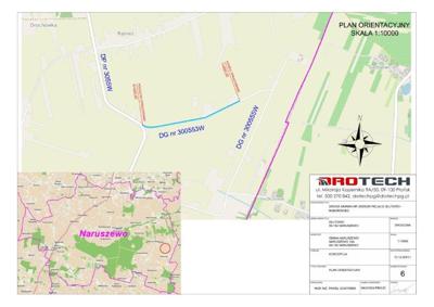 „Poprawa jakości infrastruktury drogowej gminy Naruszewo - Etap II” - Dłutowo