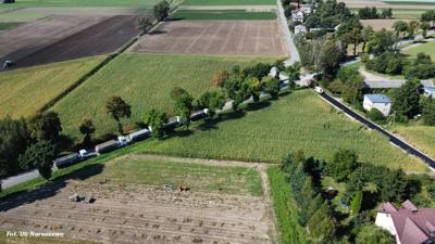 Budowa drogi gminnej w miejscowości Troski i Skwary, odcinek o długości 410 m (10.09.2024r.)