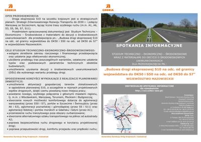 Spotkanie informacyjne w sprawie budowy drogi ekspresowej S10 w dniu 12.12.2024r.