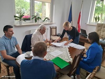 Budowa przydomowych oczyszczalni ścieków na terenie Gminy Naruszewo - etap IV - odbiór zadania 22.05.2025r.