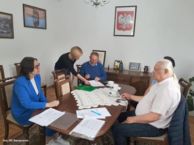 Budowa przydomowych oczyszczalni ścieków na terenie Gminy Naruszewo - etap IV - odbiór zadania 22.05.2025r.