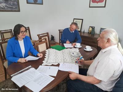 Budowa przydomowych oczyszczalni ścieków na terenie Gminy Naruszewo - etap IV - odbiór zadania 22.05.2025r.