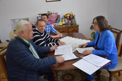 Budowa przydomowych oczyszczalni ścieków na terenie Gminy Naruszewo - etap IV - podpisanie umowy 09.04.2024r.