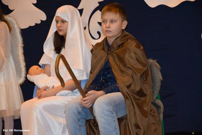 Spotkanie opłatkowe i jasełka w SP Naruszewo (19.12.2024r.)