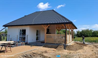 Budowa świetlicy o konstrukcji drewniano-murowanej w Wichorowie (20.05.2025r.)