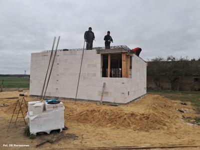 Budowa świetlicy o konstrukcji drewniano-murowanej w Wichorowie (27.03.2025)