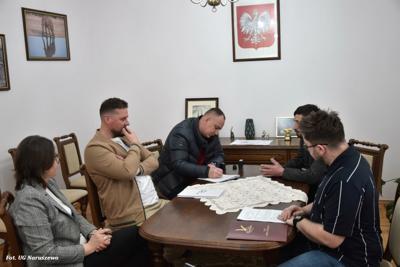 Podpisanie umowy i przekazanie placu budowy (25.02.2025r.)