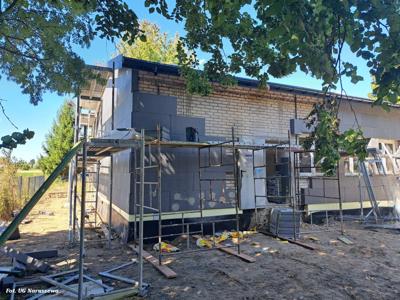 Głęboka modernizacja energetyczna budynku świetlicy wiejskiej w miejscowości Żukowo (21.08.2025r.)