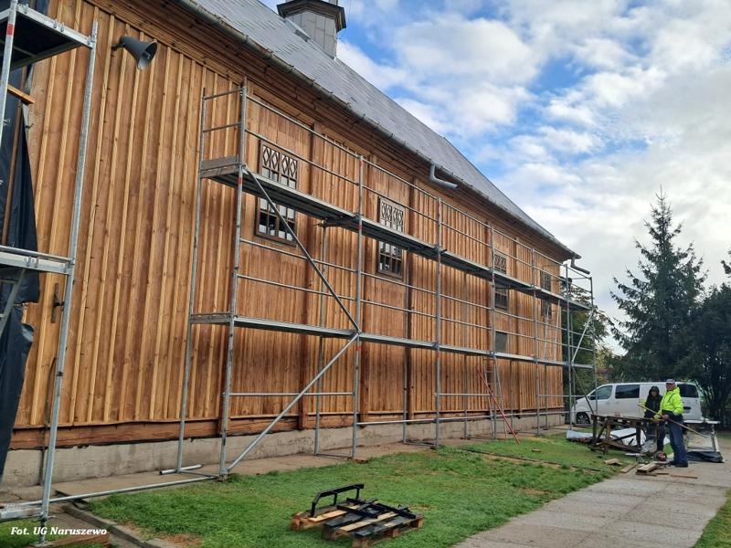 Remont zespołu sakralnego w Naruszewie (10.10.2025)